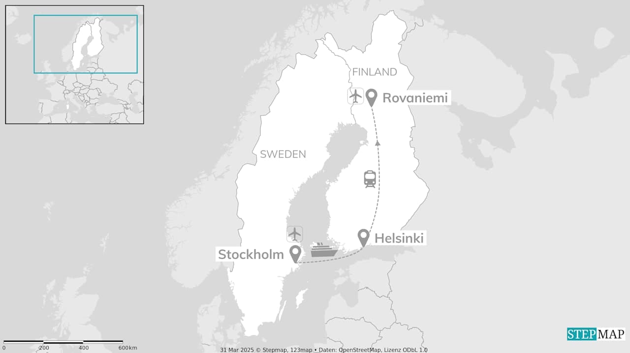 Nordic nights: Northern lights magic in a glass igloo