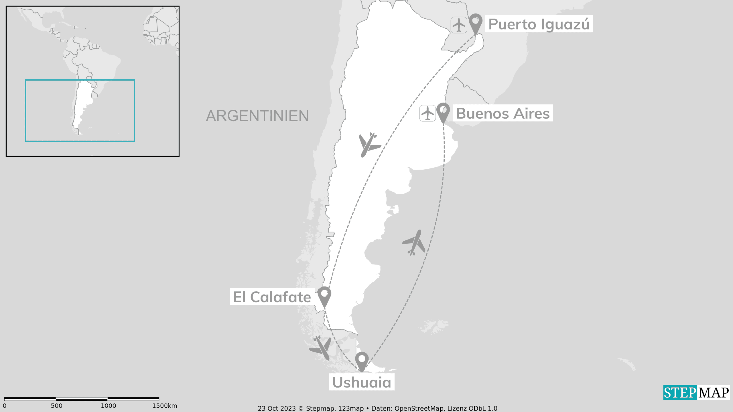 Abenteuer Argentinien: Iguazú Falls, Ushuaia & Patagonia