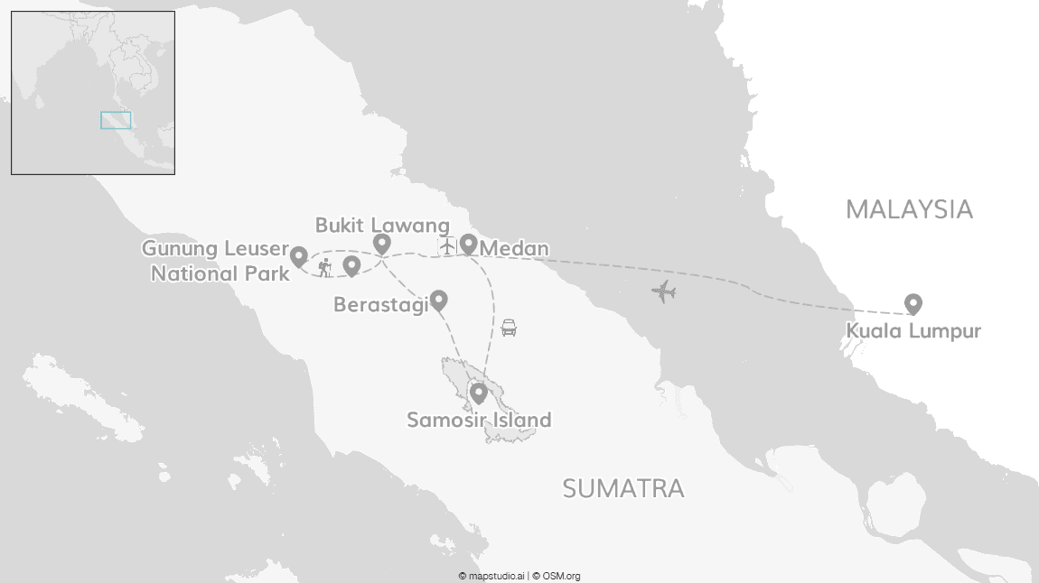 Sumatra and Malaysia: Hangin' with orangutans!